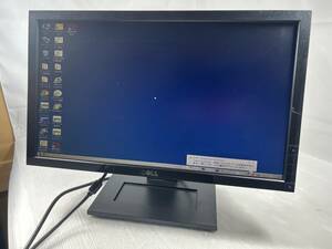 DELL 20インチ 液晶ディスプレイ 2011Ht DSUB DVIDのみ 中古 電源ケーブル付き 台座部分かけあり　多少傷あり 00330