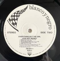 EVERYTHING BUT THE GIRL / LOVE NOT MONEY 独盤 LPレコード WEA BYN3/240657-1 1985年★ドイツ盤 エヴリシング・バット・ザ・ガール_画像6