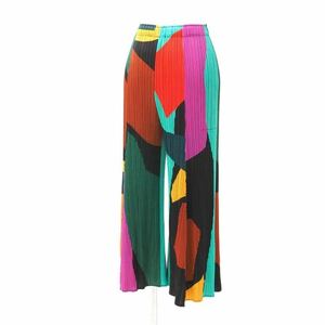 pleats please issey miyake clumpy color pants 1