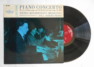 MOZART モーツァルト ピアノ協奏曲 ウィーンコンツェルトハウス パウルバドゥラ＝スコダ ペラジャケ 重量盤 ウェストミンスター ML5219