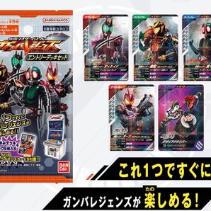 仮面ライダーバトル ガンバレジェンズ エントリーデッキセット 1パック 新品未開封