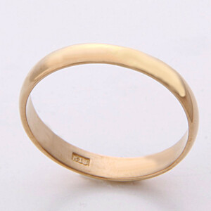 ★☆K18金イエローゴールド甲丸リング指輪14号結婚指輪！MJ-2489
