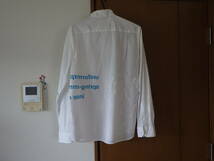 uniform experiment PAINT B.D SHIRT ユニフォームエクスペリメント ペイントシャツ UE-180005 色WHITE白 サイズ２ 藤原ヒロシ_画像3