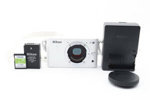 ニコン Nikon 1 J1 ボディ ミラーレス一眼 ホワイト 訳あり品 #868