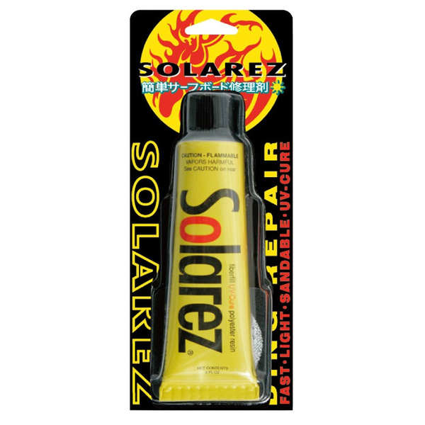 ソーラーレズワフー (SOLAR LEZ WAHOO) 紫外線硬化サーフボード修理用樹脂 (ポリエステル樹脂) 57g WA-0001　サーフィンウェットスーツボー