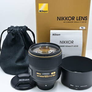 ★極上品★　ニコン　Nikon AF-S NIKKOR 105mm f/1.4E ED