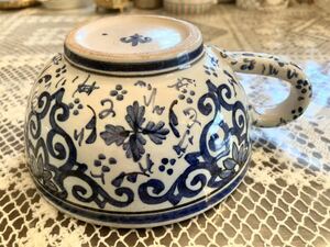 Art hand Auction 法国古董汤杯马克杯复古杯子手绘手工手绘, 茶具, 茶杯和茶碟, 其他的