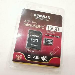 送料無料 未開封新品 KINGMAX microSDHCカード 16GB SD SDカード メモリーカード#7469