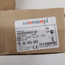 送料無料 未使用保管品 MERSEN NH00GG50V125 ヒューズリンク 動作未確認 現状品#6388_画像2