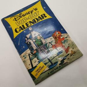 送料無料 未開封保管品 ディズニー Disney ポップアウトカレンダー 飛び出すカレンダー 3D 立体 1980年 ミッキー 昭和レトロ#8047