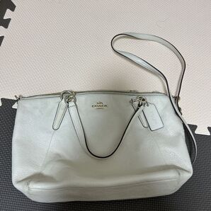 COACH トートバッグ 2way コーチ アイボリー