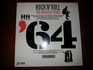 LASERDISC Various Rocknroll Greatest Years 64 VAL3107 VIDEOARTS Japan /00500