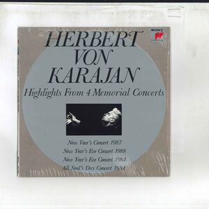 LASERDISC Herbert Von Karajan Herbert Von Karajan Highlights From 4 Memoriak Concerts XALC90001 SONY /00600