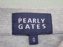 PEARLY GATES 長袖ポロシャツ・0△パーリーゲイツ/ゴルフ/エンブレムプリント/22*1*3-8_画像7