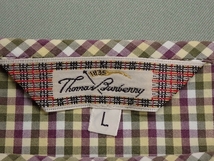 送料無料 Thomas Burberry スモックブラウス・L▼トーマスバーバリー/22*11*2-22_画像7