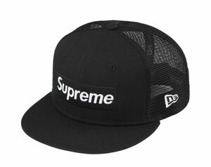 Supreme Box Logo Mesh Back New Era 3/8 シュプリーム cap キャップ ニューエラ 帽子