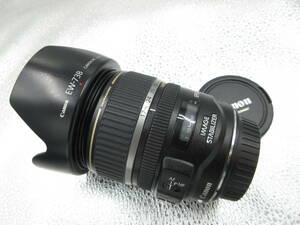 極美品　Canon EF-S 17-85mm f4-5.6 IS USM　フード付きレンズ