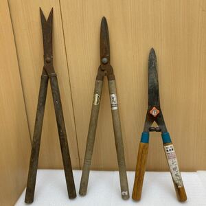 GXL8864. scissors pruning . futoshi branch cut . white .MUSASHI other 3 point summarize present condition goods 1018