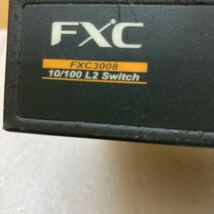 XL9514 FXC株式会社　FXC 3008 10/100L2 Switch_画像3