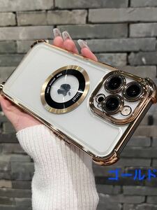 6色展開 iPhone 14 plus クリアケース アイフォン14 プラス レザーケース iPhone 14 plus カバー 透明 メッキ加工 耐衝撃 レンズ保護 g