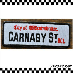 ワッペン MODS モッズ CARNABY STREET カーナビ―ストリート 60's イングランド イギリス UK GB ENGLAND 英国 039