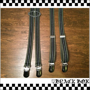 オリジナル BRACES ブレイセス サスペンダー Oi SKINS PUNKS MODS SKA RUDEBOY オイ スキンズ パンク モッズ H型 幅15mm ストライプ 15