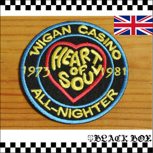 英国 ワッペン WIGAN CASINO NORTHERN SOUL ノーザンソウル 1973 1981 イギリス UK GB ENGLAND イングランド MODS モッズ SKA スカ 029-2