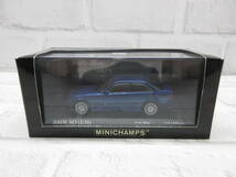ミニカー　1/43　ミニチャンプス　BMW　M3　E36　ブルーメタリック　Avus Blue　モデルカー_画像1