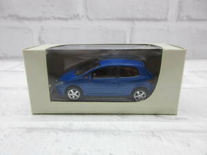 1/64　ミニカー　プジョー PEUGEOT　307　ブルー　ノレブ　非売品　カラーサンプル