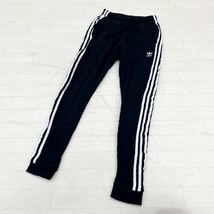 1190◎ adidas Originals アディダス オリジナルス パンツ ボトムス ズボン ジャージ トラック ブラック レディースM_画像1