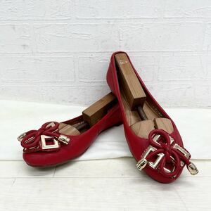 1201* Jeffrey Campbell Jeffrey can bell shoes shoes pumps round tu Flat sole red lady's 35