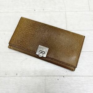 1104◎ Salvatore Ferragamo サルヴァトーレフェラガモ 財布 長財布 小銭入れ あり カード入れ お札入れ ブラウン レディース