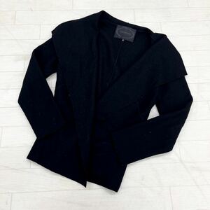 1207* made in Japan UNTITLED Untitled tops cardigan long sleeve Anne gola mixing plain black lady's 2