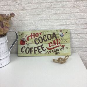 カフェの看板 ホットココア
