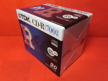 TDK　データ用 CD-R　700MB　2-48倍速　台湾製　CD-R80TFX20S　20枚　フィルム未開封_画像2
