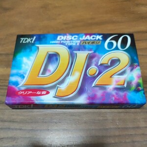 新品 未開封 カセットテープ TDK DISC JACK HIGH POSITION TYPE II ハイポジ 60 DJ・2 DJ2-60