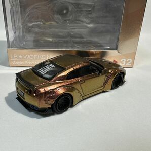 ★激レア2台セット★ 1/64 MINI GT LB WORKS GT-R R35 Magic Bronze 香港限定 Toyeast限定 MGT00032-R MGT00033-Rの画像3