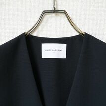 ユナイテッドアローズ UNITED ARROWS ベスト ジレ ブラック_画像2