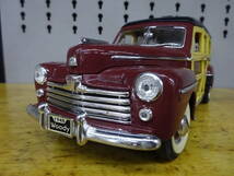 Yat Ming Ford Woody white フォード ウッディワゴン 1948y 1/18 廃盤 当時物 レア 絶版 難あり _画像4