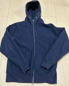 CHAMPION チャンピオン　WindStopper ウインドストッパー　リバースウィーブ　パーカー　Lサイズ　スウェット　中古　ネイビー