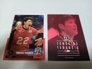 山本智大　龍神ニッポン　2019 トレーディングカード トレカ バレーボール　日本代表　男子バレー　2枚セット