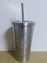 ★劇レア★スターバックス★S/Sロゴコールドカップタンブラー-16oz_画像1