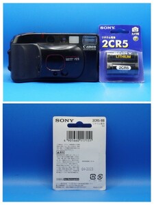 キヤノン コンパクトフィルムカメラ オートボーイ3 クオーツデート(CANON AutoBoy 3 QUARTZ DATE)動作確認済品 未使用未開封電池2CR5付属