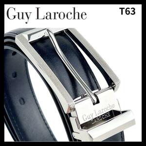 【B級品】Guy Laroche LAROCHE ベルト レザー ブラック 黒