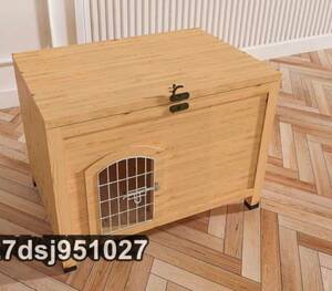 犬舎 犬小屋 猫ハウス ペットハウス 木製 小型犬 犬用 ケージ 78*51*62cm 折り畳み式 収納便利