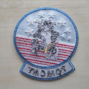 【送料無料】アメリカ海軍トムキャットTOMCATパッチ刺繍ワッペン/F-14戦闘機patchトップガンTOM CAT攻撃戦隊USN米軍NAVY M18の画像5