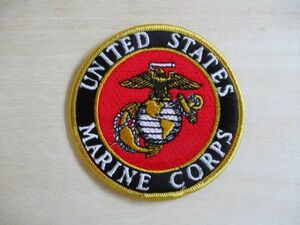 【送料無料】アメリカ海兵隊UNITED STATES MARINE CORPSパッチ刺繍ワッペン/LOGOロゴpatchマリーンMARINE米海兵隊USMC米軍USミリタリー M31