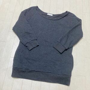 3689☆ BEAUTY&YOUTH UNITED ARROWS トップス スウェット トレーナー カジュアル レディース ダークグレー