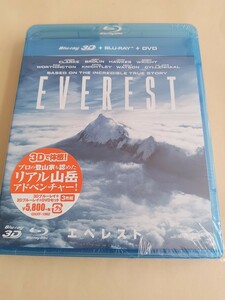 送料無料　包装破れ　未開封ブルーレイ　エベレスト Blu-ray3D+Blu-ray+DVD　EVEREST