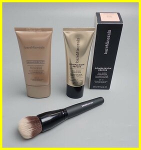 ★新品 bareMinerals/ベアミネラル コスメ 3点セット/日中用モイスチャライザー/日中用保湿クリーム/フェイスブラシ&0897104625